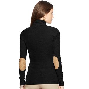Ralph Lauren Elbow Patch Turtleneck